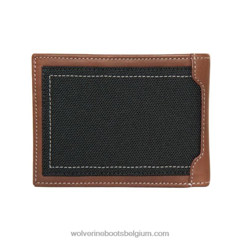 unisexe portefeuille à deux volets raider avec aile FLPHX249 Wolverine brun