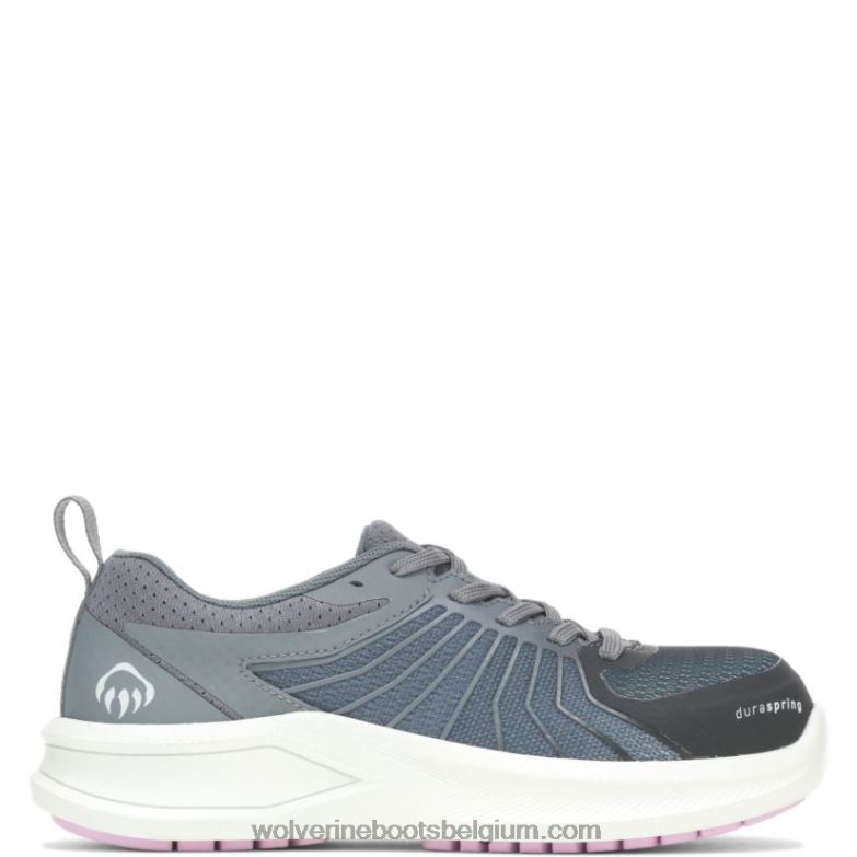 femmes boulon d'évent chaussure durashocks carbonmax FLPHX118 Wolverine gris acier