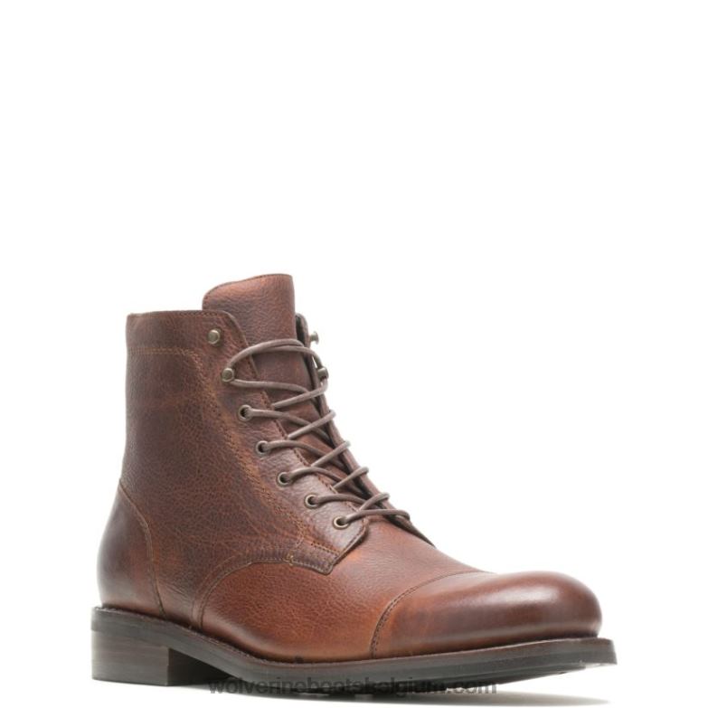 Hommes botte à bout droit blvd FLPHX212 Wolverine marron caillou