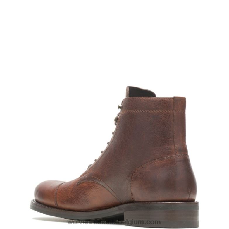 Hommes botte à bout droit blvd FLPHX212 Wolverine marron caillou