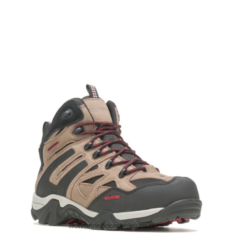 Hommes botte à embout composite wild FLPHX78 Wolverine gravier