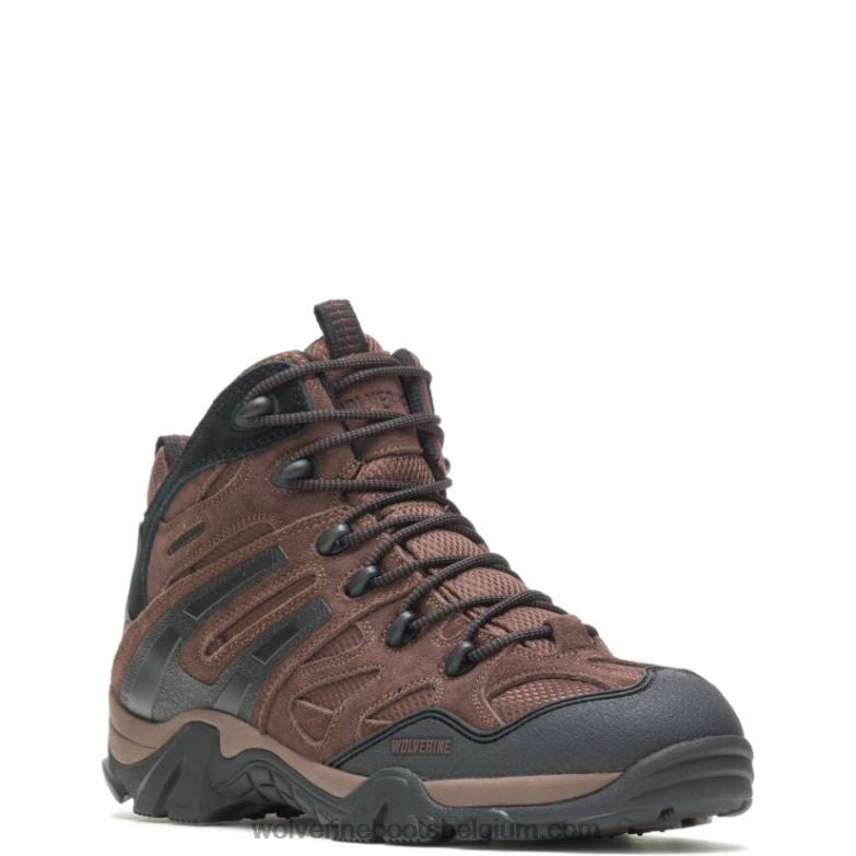 Hommes botte sauvage FLPHX186 Wolverine brun