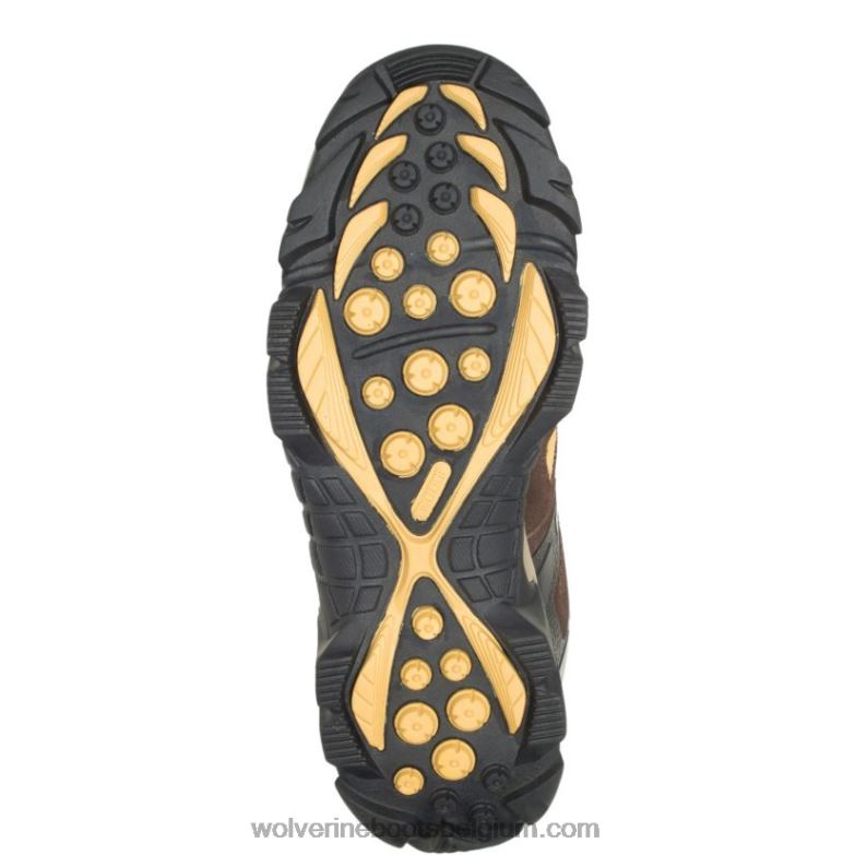 Hommes botte sauvage FLPHX187 Wolverine marron/or