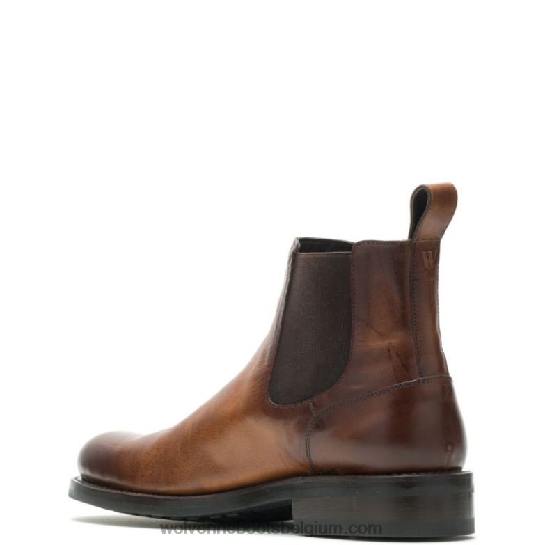 Hommes bottine chelsea blvd FLPHX203 Wolverine bronzer