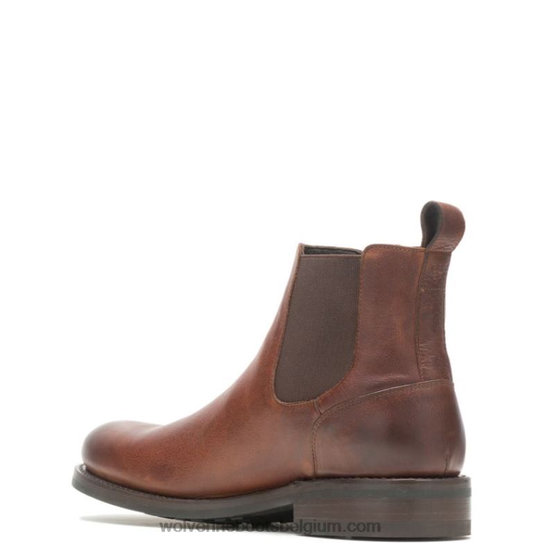Hommes bottine chelsea blvd FLPHX205 Wolverine marron caillou