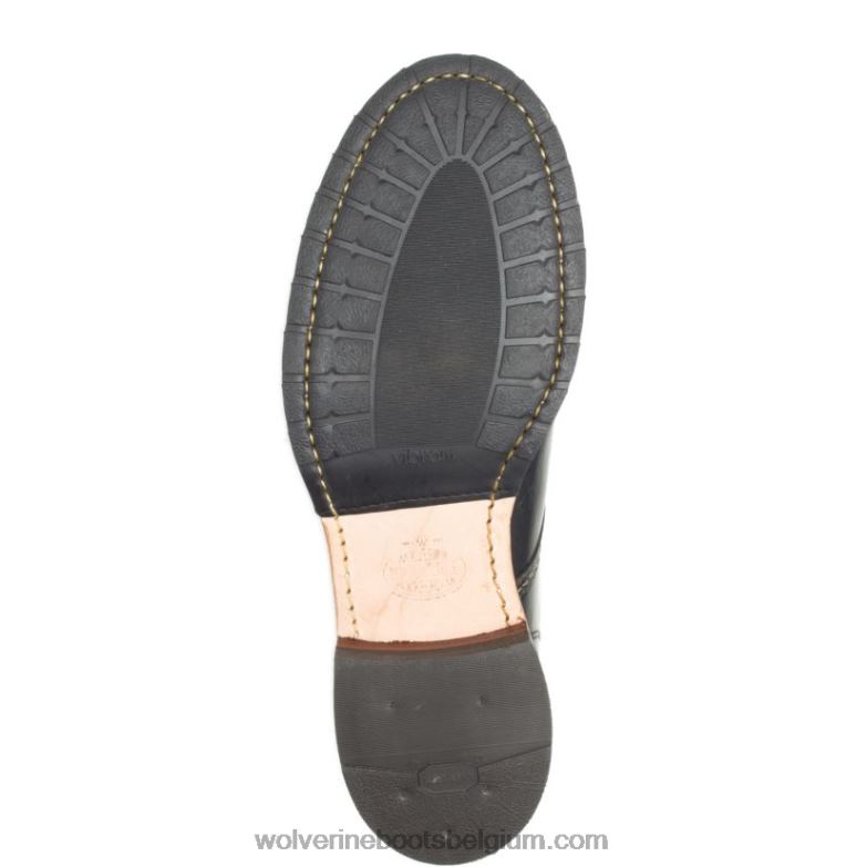 Hommes Botte classique à bout droit 1000 milles FLPHX197 Wolverine noir