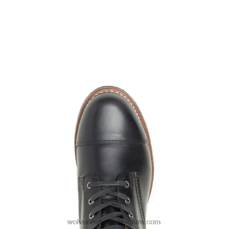 Hommes Botte classique à bout droit 1000 milles FLPHX197 Wolverine noir