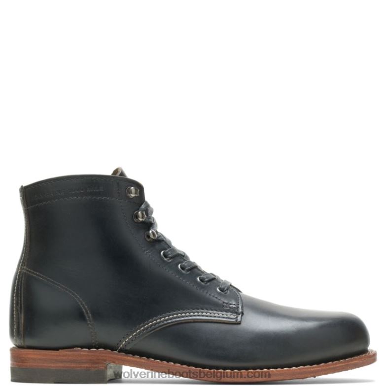Hommes Botte d'origine à bout uni 1000 mile FLPHX193 Wolverine noir