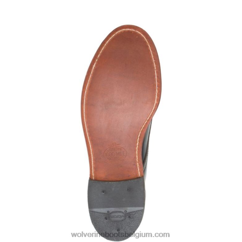 Hommes Botte d'origine à bout uni 1000 mile FLPHX193 Wolverine noir