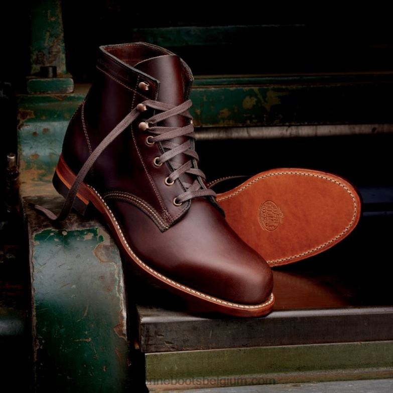 Hommes Botte d'origine à bout uni 1000 mile FLPHX194 Wolverine brun