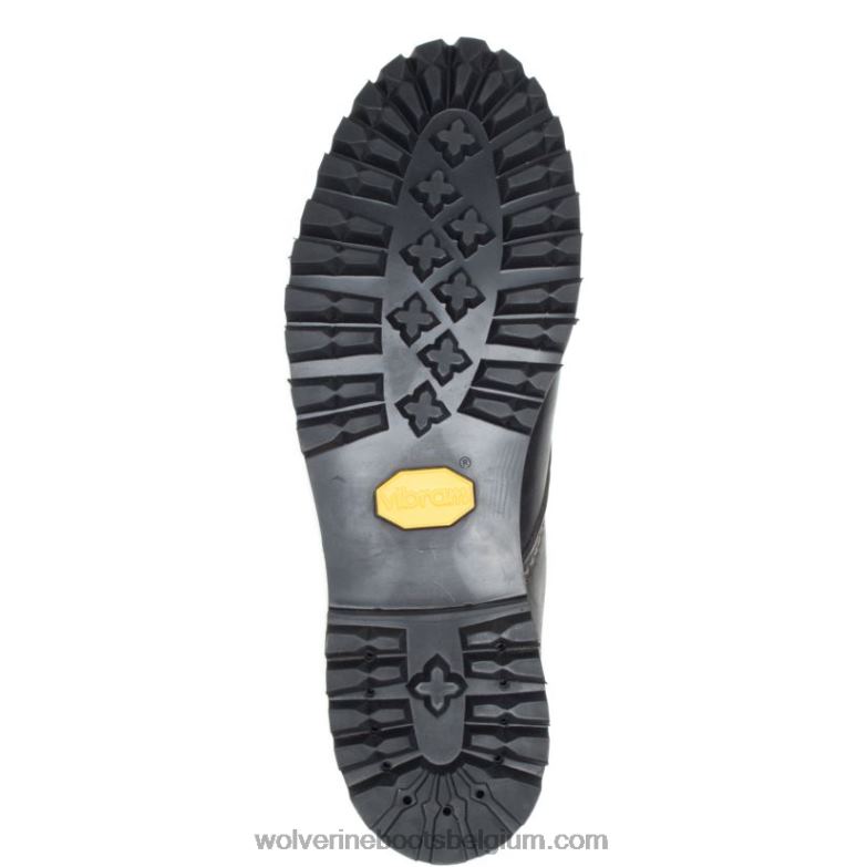 Hommes Botte robuste à bout uni de 1 000 milles FLPHX199 Wolverine noir