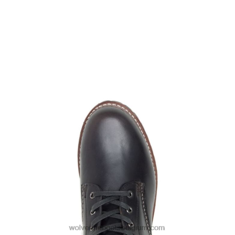 Hommes Botte robuste à bout uni de 1 000 milles FLPHX199 Wolverine noir