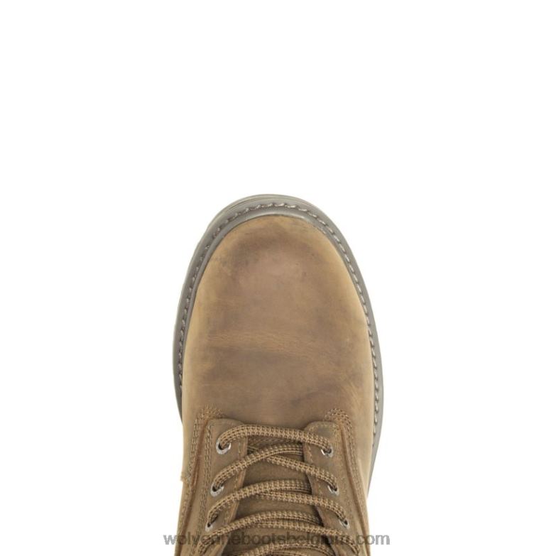 Hommes botte de travail à bout souple de 6 po isolée au sol FLPHX226 Wolverine gravier