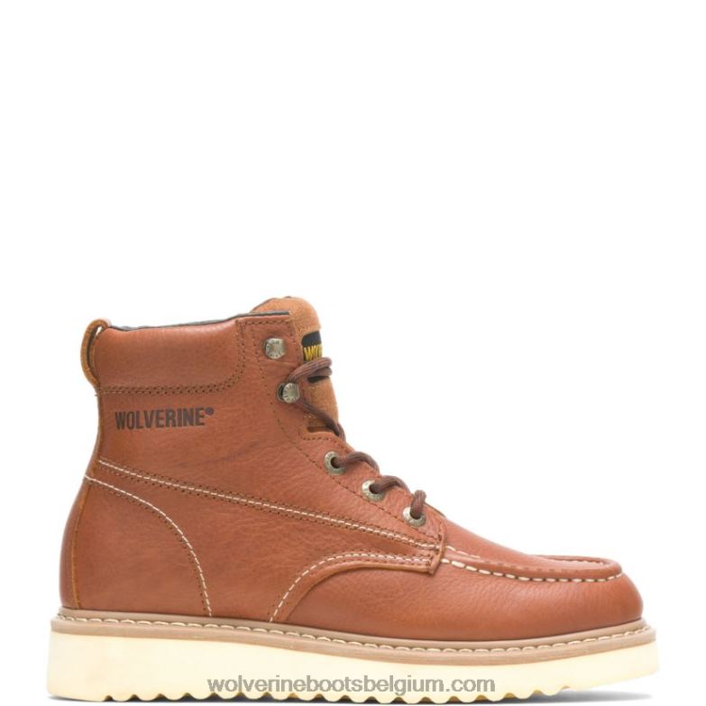 Hommes botte de travail eh 6" à embout d'acier moc-toe FLPHX23 Wolverine bronzer