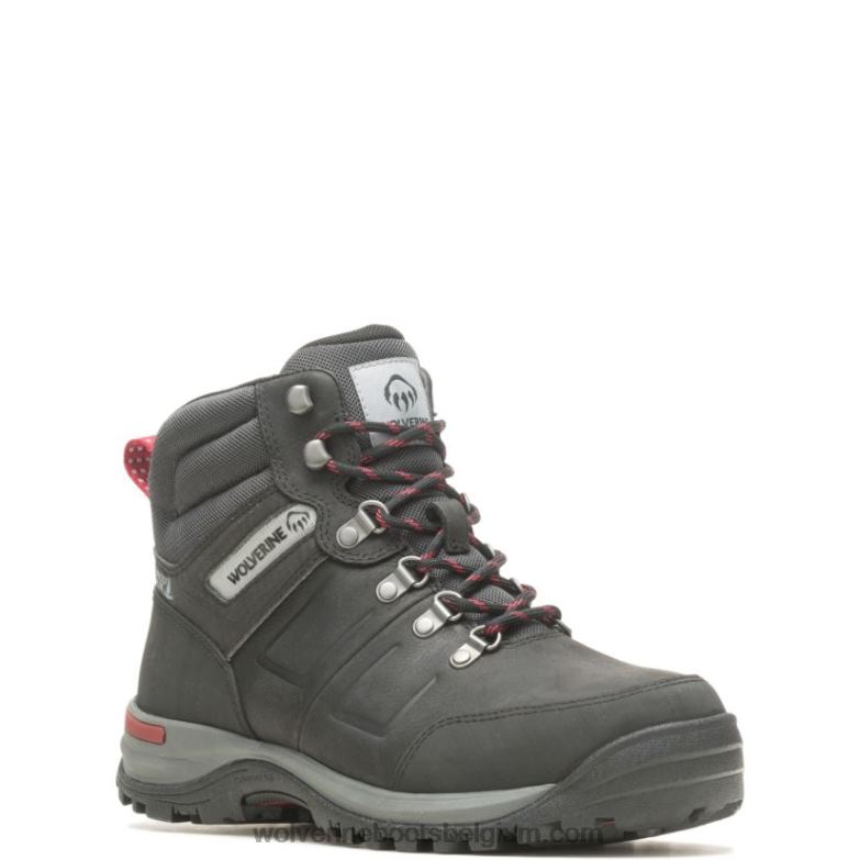 Hommes botte de travail à embout d'acier de 6 po de ciseau FLPHX87 Wolverine noir