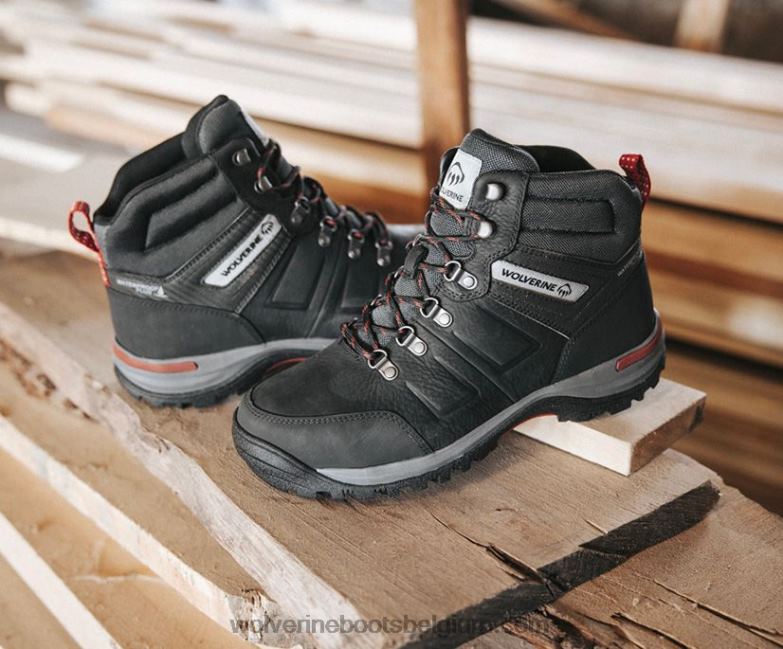 Hommes botte de travail à embout d'acier de 6 po de ciseau FLPHX87 Wolverine noir