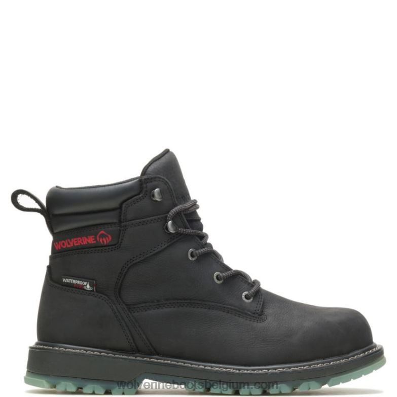 Hommes botte de travail floorhand lx 6" FLPHX157 Wolverine noir