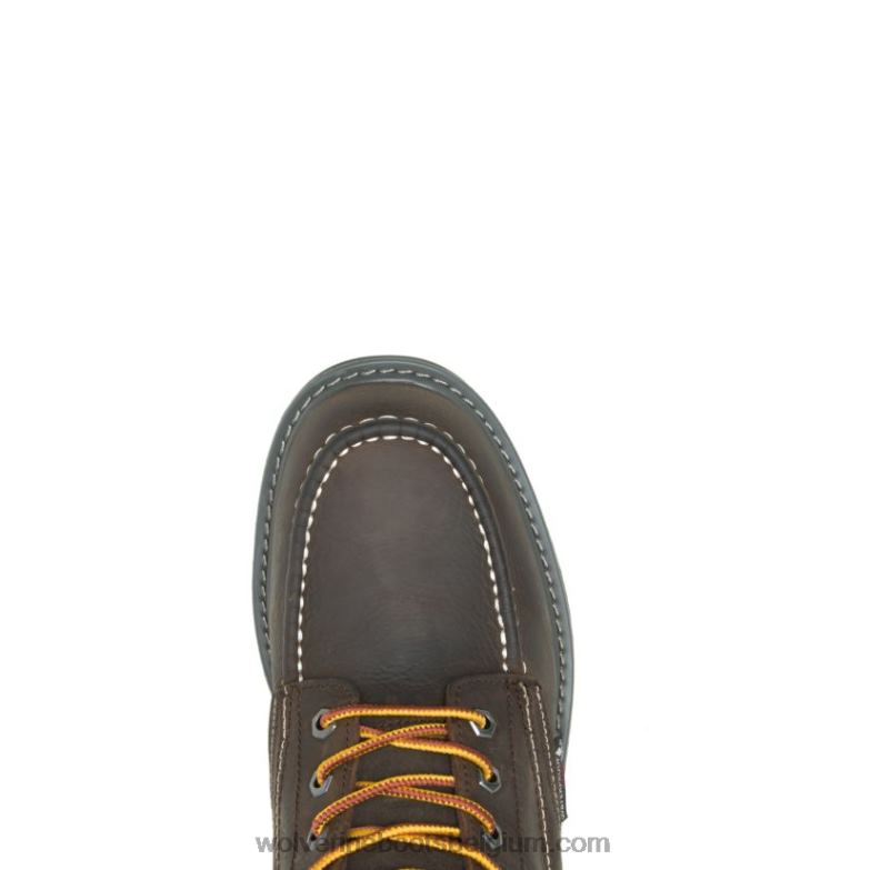 Hommes botte de travail floorhand moc toe 6 FLPHX170 Wolverine café noir