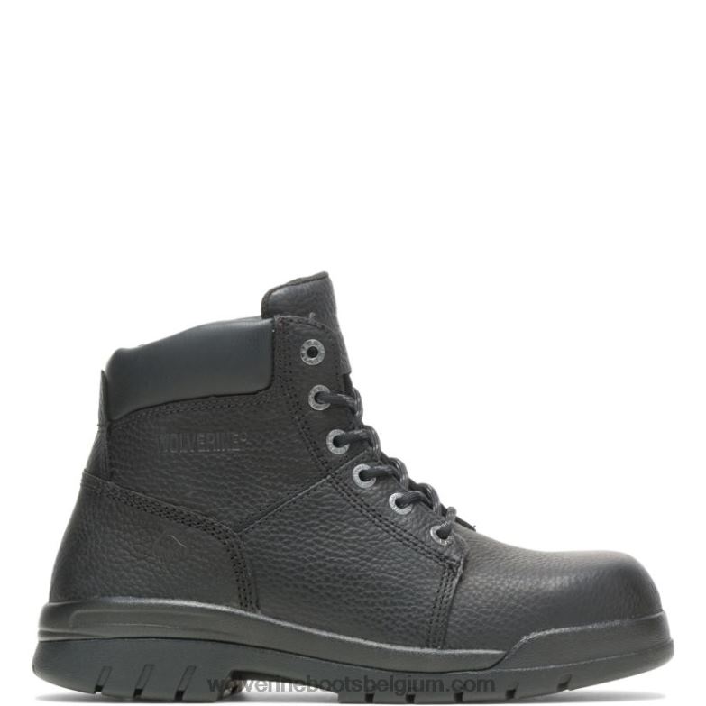 Hommes botte de travail marquette 6" à embout d'acier FLPHX84 Wolverine noir