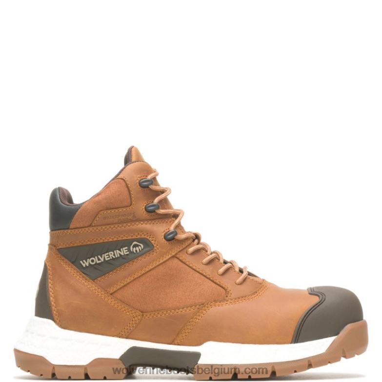 Hommes botte de travail rush ultraspring 6" carbonmax FLPHX133 Wolverine Miel