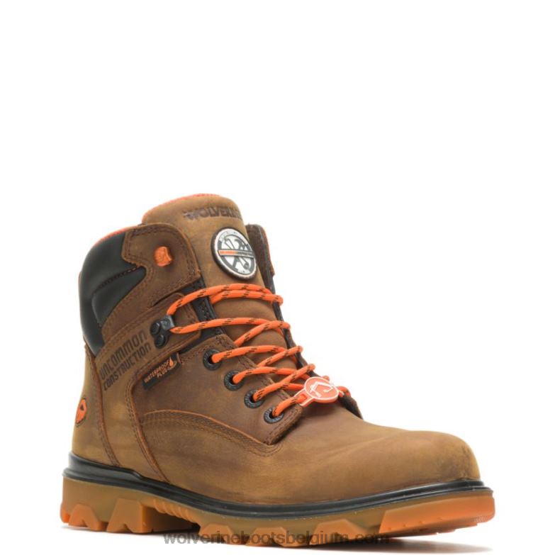 Hommes rare construction collection botte de travail i-90 epx carbonmax FLPHX229 Wolverine brun soudan