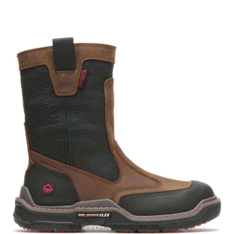 Hommes Raider Durashocks Heavy Duty Carbonmax Work Wellington FLPHX42 Wolverine brun