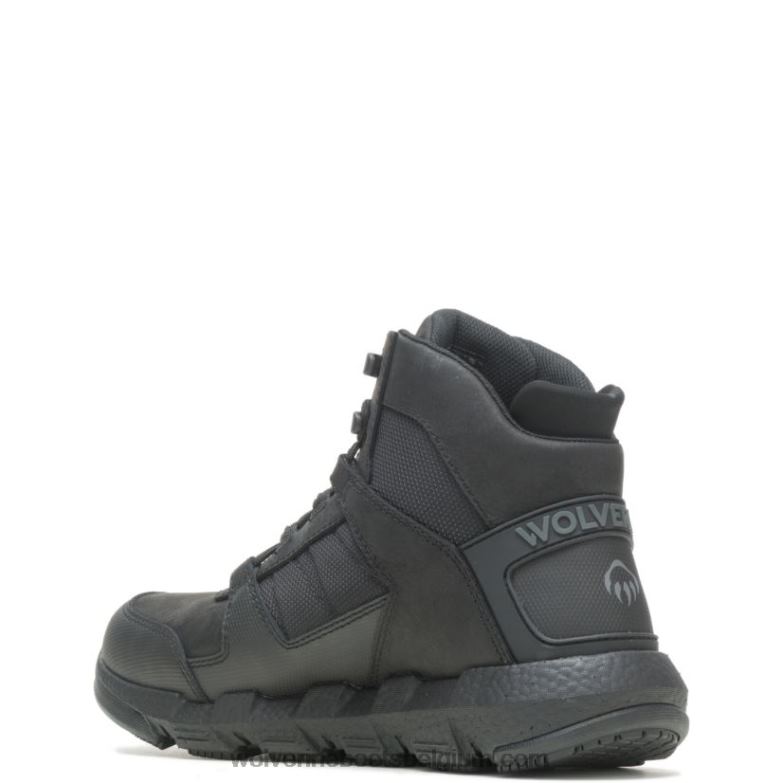 Hommes botte de travail rev ultraspring durashocks vent FLPHX179 Wolverine noir
