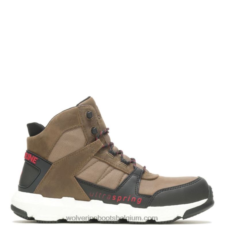 Hommes botte de travail rev ultraspring durashocks vent carbonmax FLPHX21 Wolverine gravier