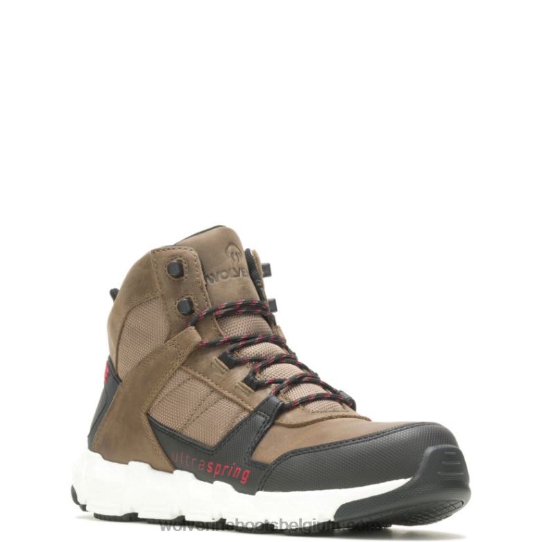 Hommes botte de travail rev ultraspring durashocks vent carbonmax FLPHX21 Wolverine gravier