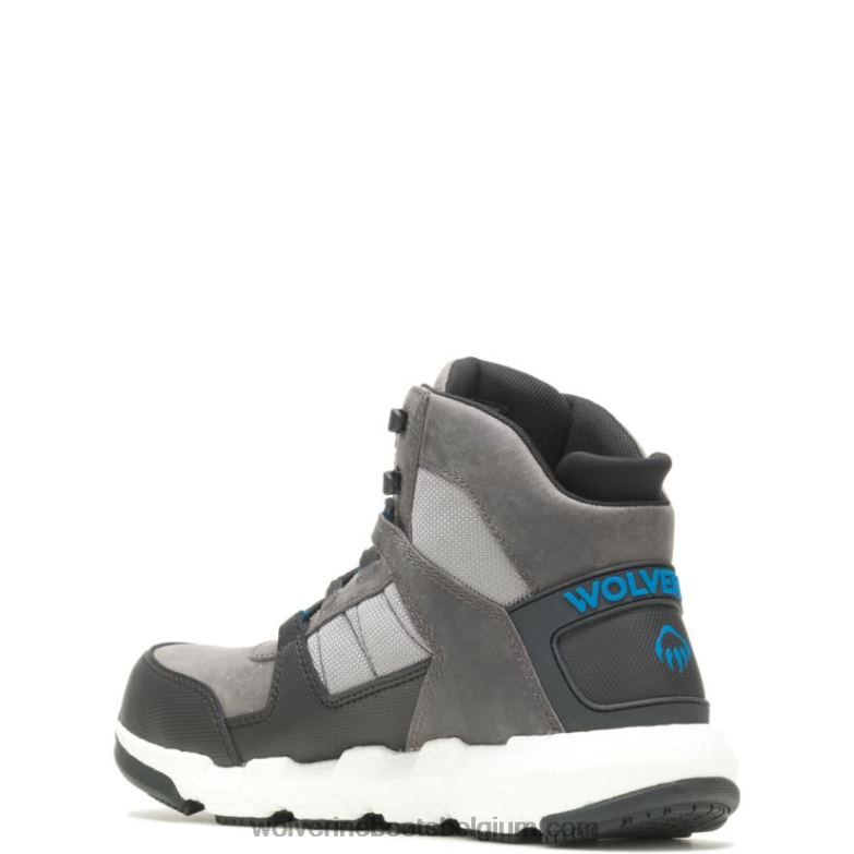 Hommes botte de travail rev ultraspring durashocks vent carbonmax FLPHX22 Wolverine gris