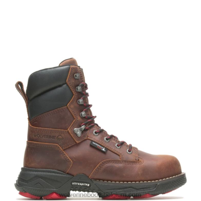 Hommes hellcat fuse botte de travail durashocks ultraspring 8" carbonmax FLPHX152 Wolverine arachide