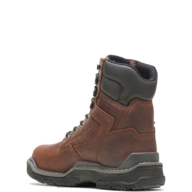 Hommes raider durashocks botte carbonmax isolée de 8 po FLPHX31 Wolverine arachide