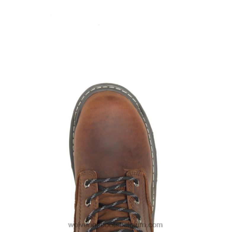 Hommes raider durashocks botte carbonmax isolée de 8 po FLPHX31 Wolverine arachide