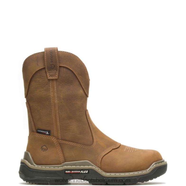 Hommes raider durashocks western carbonmax travail wellington FLPHX26 Wolverine vrai marron