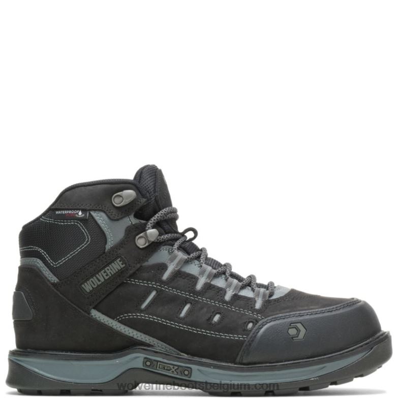 Hommes botte de travail edge lx epx waterproof carbonmax FLPHX123 Wolverine gris noir