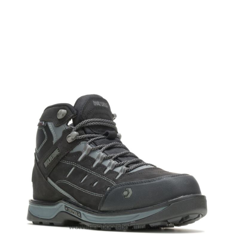 Hommes botte de travail edge lx epx waterproof carbonmax FLPHX123 Wolverine gris noir