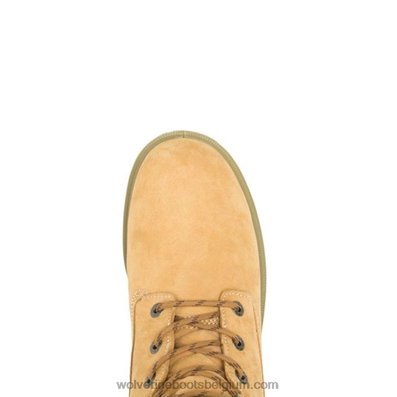 Hommes botte de travail isolée imperméable or 8