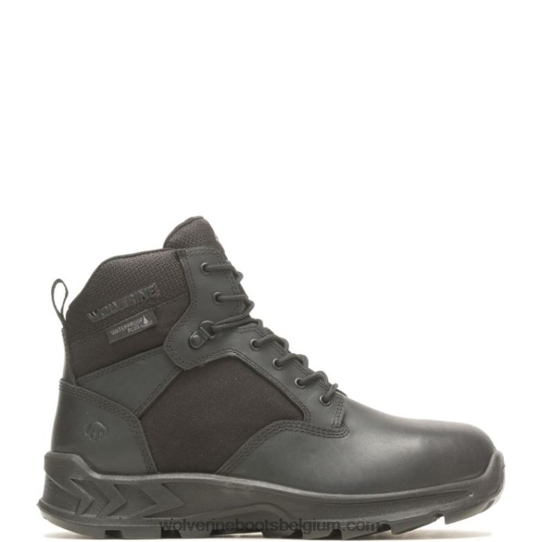 Hommes botte en alliage de 6 po imperméable tactique shiftplus FLPHX122 Wolverine noir