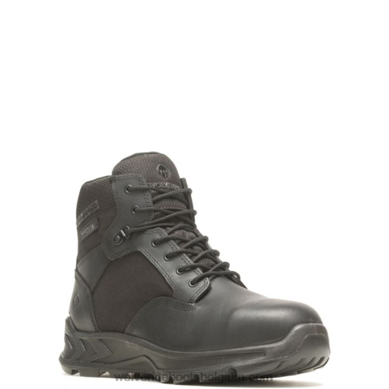Hommes botte en alliage de 6 po imperméable tactique shiftplus FLPHX122 Wolverine noir