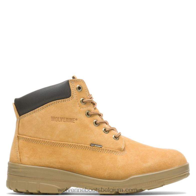 Hommes botte trappeur imperméable isolée 6" FLPHX202 Wolverine or