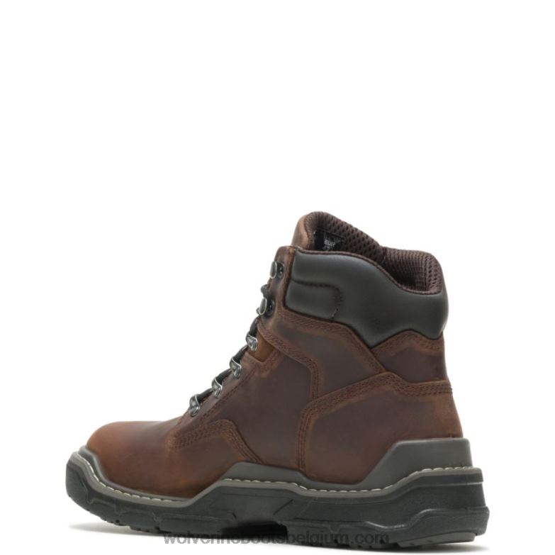 Hommes bottes de travail imperméables raider durashocks de 6 po FLPHX168 Wolverine arachide