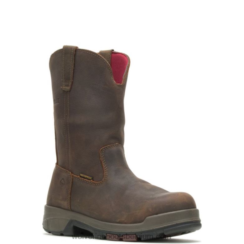 Hommes cabor epx embout composite étanche wellington FLPHX40 Wolverine marron foncé