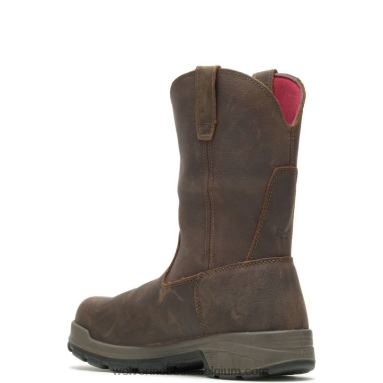 Hommes cabor epx embout composite étanche wellington FLPHX40 Wolverine marron foncé