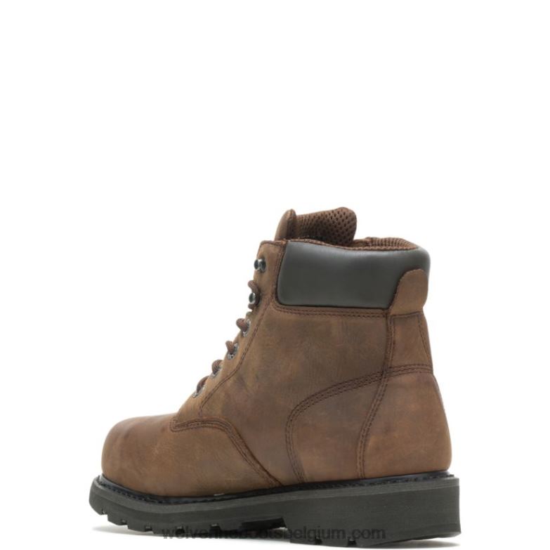 Hommes mckay botte de travail imperméable à embout d'acier 6 FLPHX50 Wolverine brun