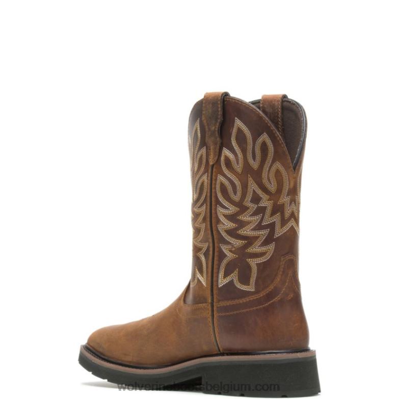 Hommes rancher imperméable à embout d'acier wellington FLPHX71 Wolverine conquérir