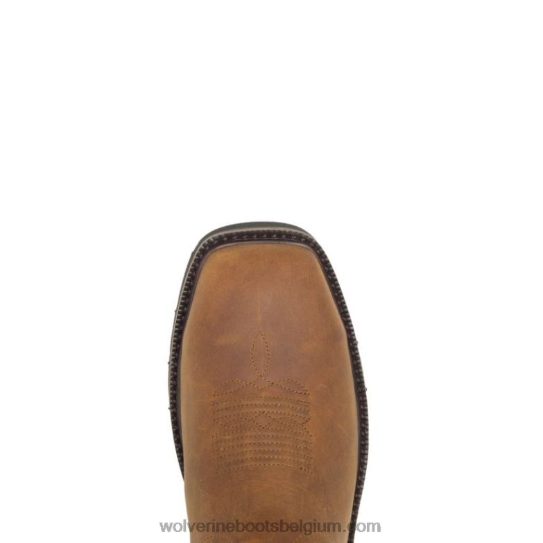 Hommes rancher imperméable à embout d'acier wellington FLPHX71 Wolverine conquérir