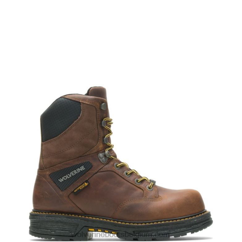 Hommes botte de travail hellcat ultraspring carbonmax 8" FLPHX128 Wolverine le tabac