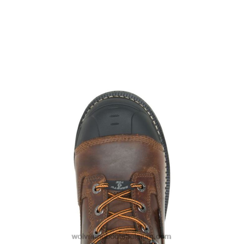 Hommes botte de travail ultra-robuste hellcat ultraspring carbonmax de 6 po FLPHX69 Wolverine le tabac