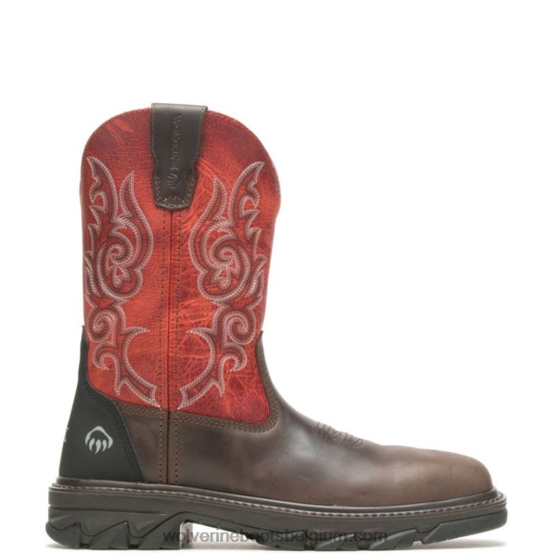 Hommes éleveur epx carbonmax travail wellington FLPHX149 Wolverine orange/marron