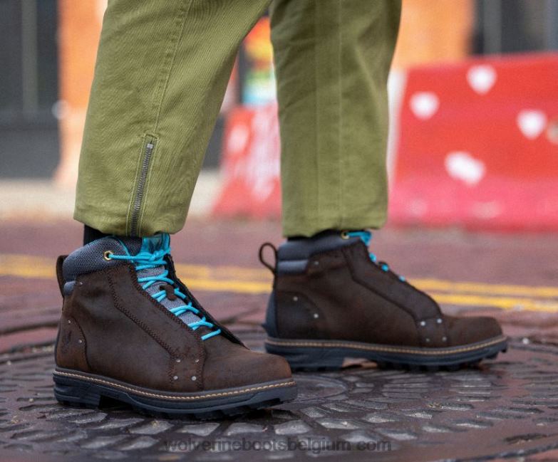 Hommes botte spartiate halo FLPHX153 Wolverine sceau de renard